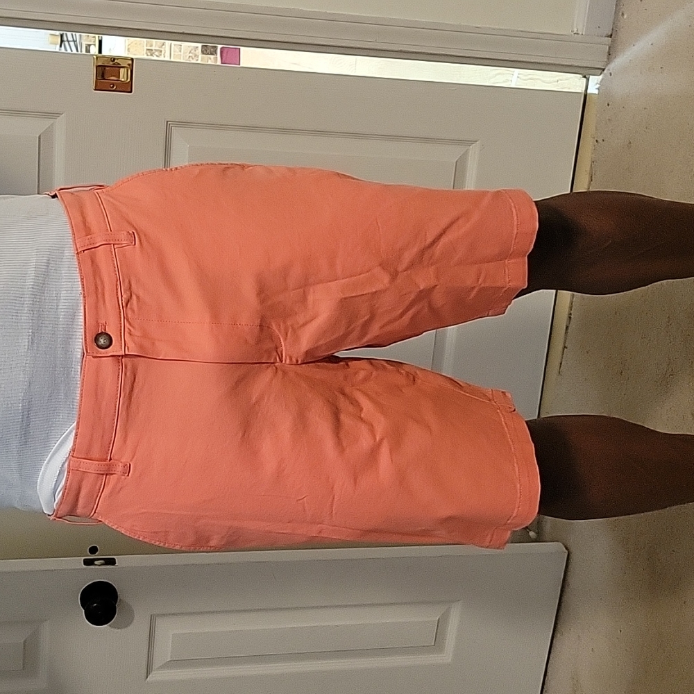 Coral summer shorts